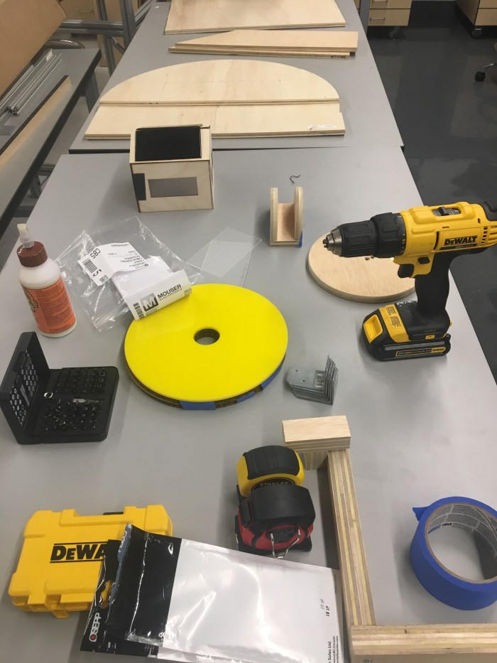 set up for assembling